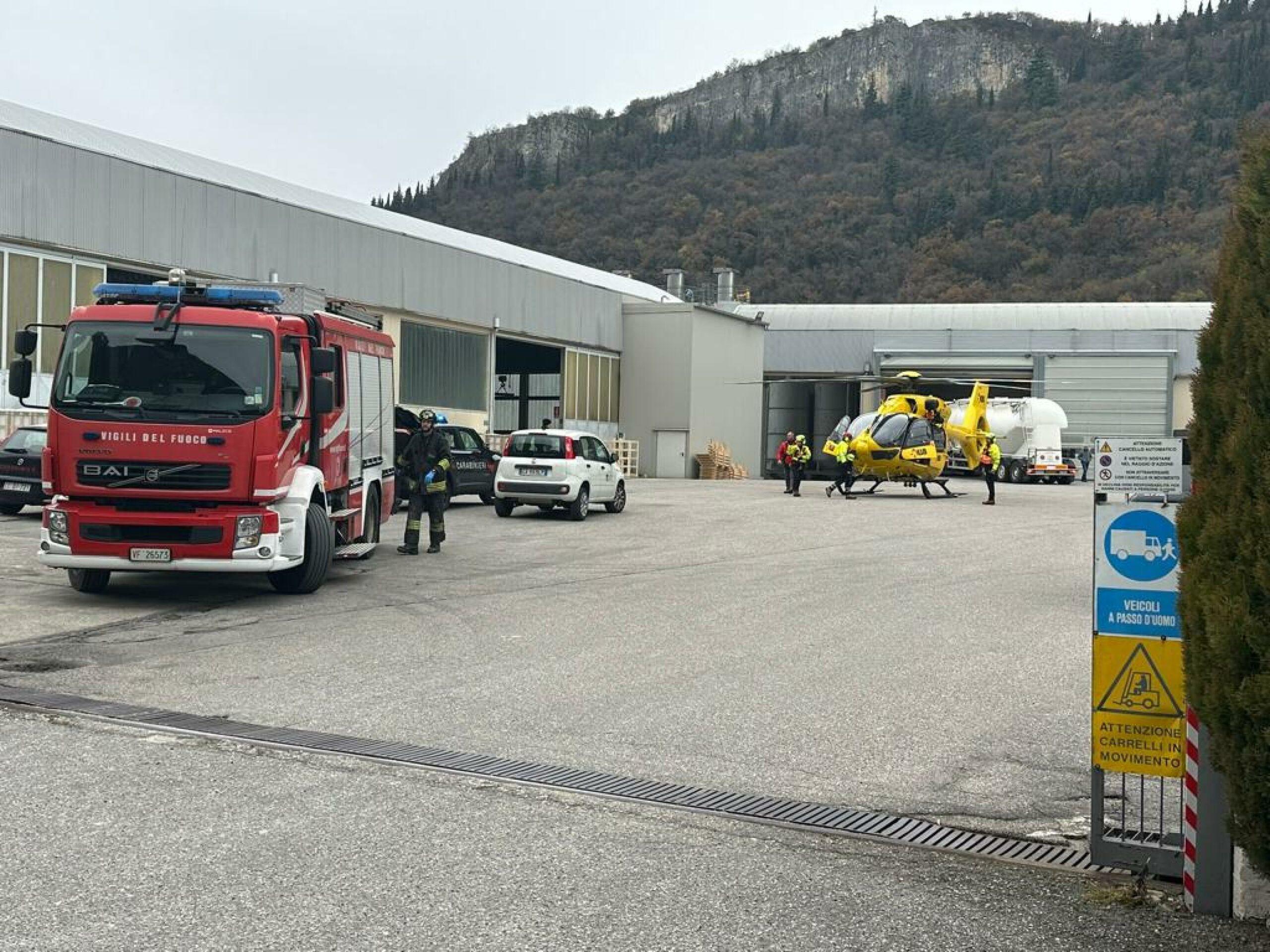 Novara, incidente sul lavoro a Romentino: grave operaio di un’autofficina