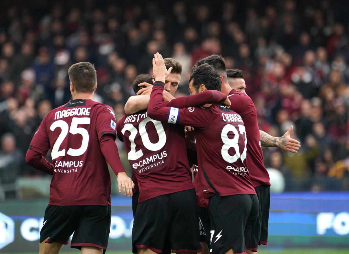 Serie A 24^ giornata, la Salernitana stende il Monza, pari tra Udin…