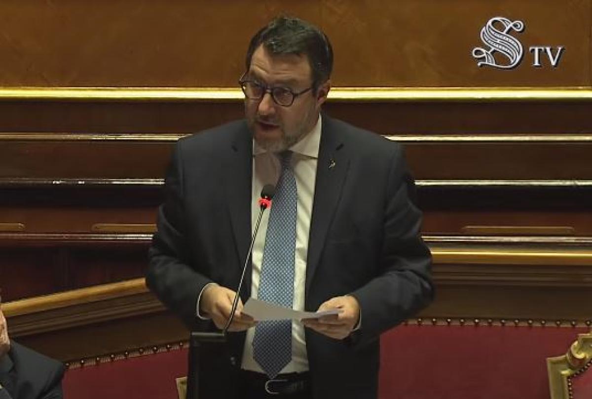 Ponte sullo Stretto, Salvini in Senato suona la carica: “Occupazione e ricchezza per tutto il Paese”