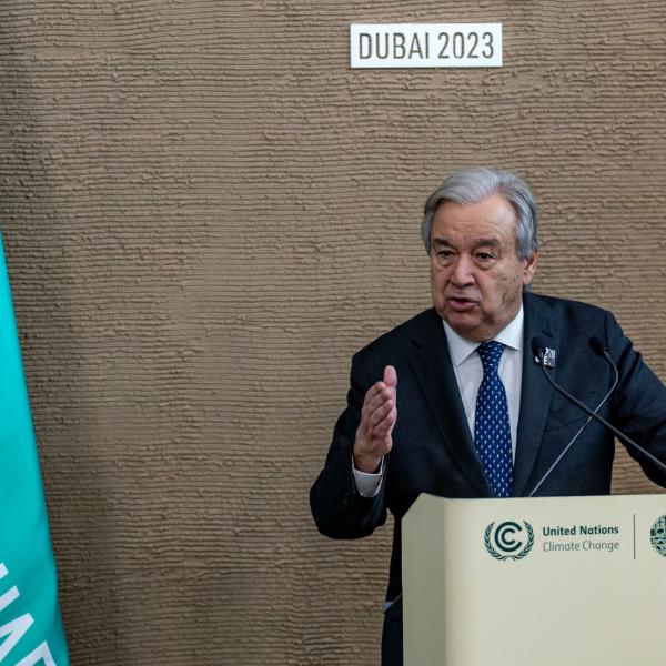 Clima, Guterres alla Cop28: “Viviamo una corsa contro il tempo, bisogna ridurre il riscaldamento globale”