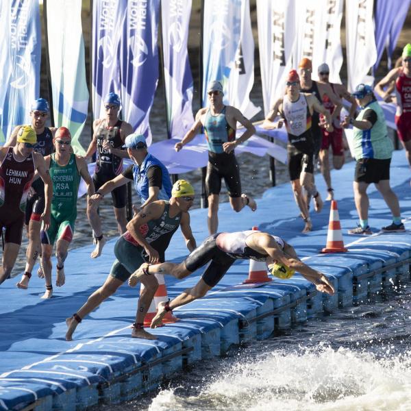 La World Triathlon Cup arriva a Roma