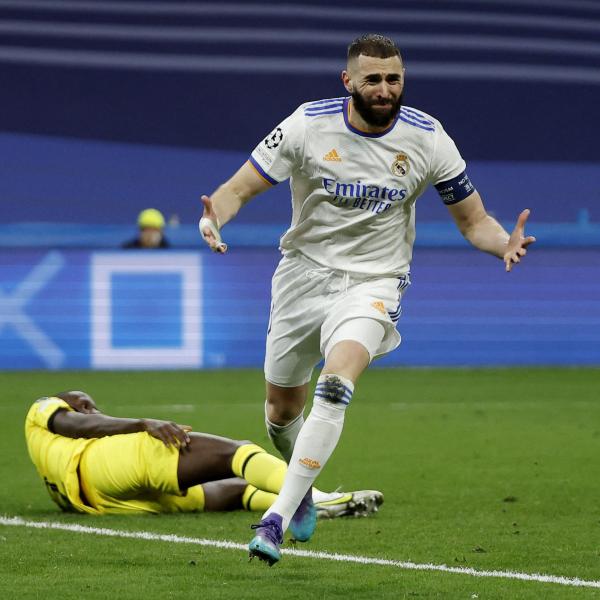 Real Madrid-Chelsea 2-3 dts: blancos in semifinale, decide Benzema