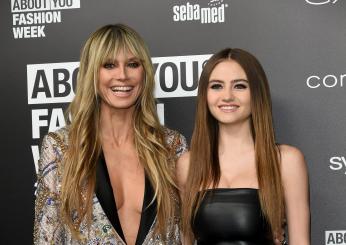 Heidi Klum e la figlia Leni, gli scatti insieme in lingerie