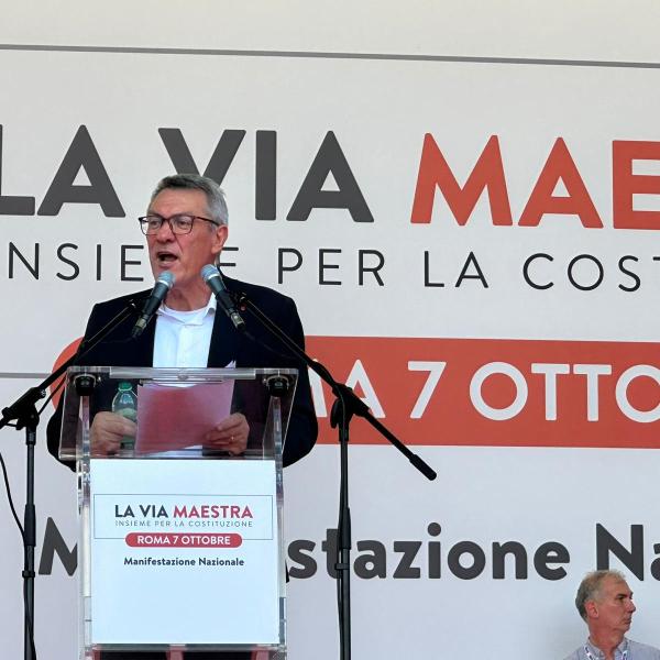 Hamas attacca Israele, il commento di Landini dalla manifestazione Cgil di Roma: “Condanniamo Hamas in modo esplicito”