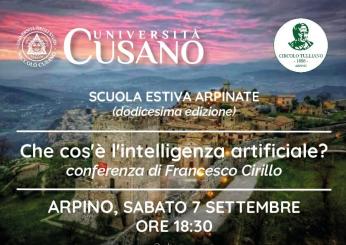 Che cos’è l’intelligenza artificiale? Conferenza del prof. Francesco Cirillo ad Arpino