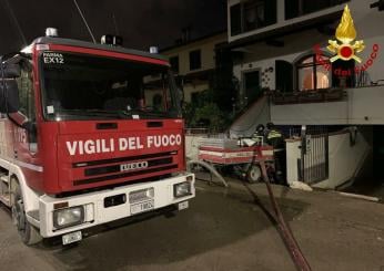 Como, incendio in una villetta di Carimate: morto un 92enne