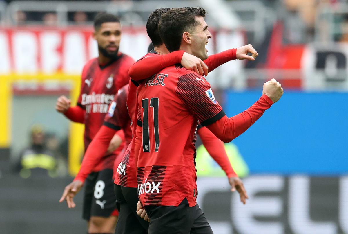 Milan, fattore Pulisic: l’americano manda al tappeto l’Empoli e raggiunge quota dieci gol in stagione