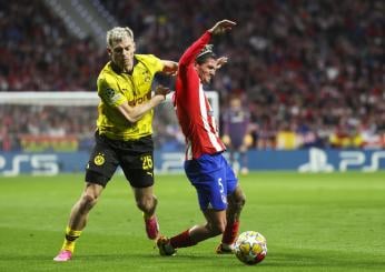 Atletico Madrid-Borussia Dortmund 2-1, cronaca e tabellino: ai Colchoneros il primo round