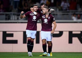 Serie A, i risultati del lunedì: pari tra Salernitana ed Empoli, vince il Torino