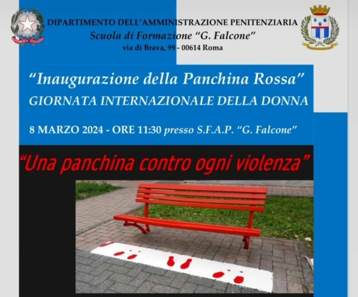 8 marzo, la panchina rossa di Assotutela come vicinanza contro ogni forma di violenza