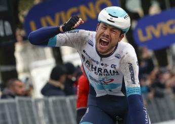 Tirreno-Adriatico 2024, Phil Bauhaus si impone a Gualdo Tadino