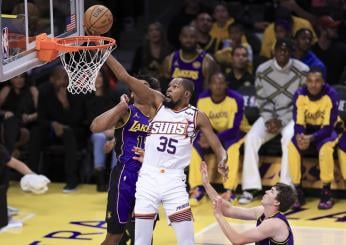 NBA 2024-25, Durant straordinario: i Suns vincono contro i Sixers