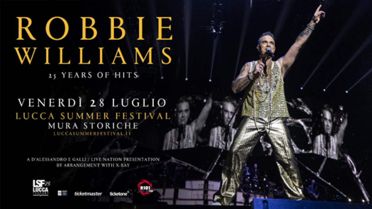 Robbie Williams torna ancora in Italia nel 2023, appuntamento al Lu…