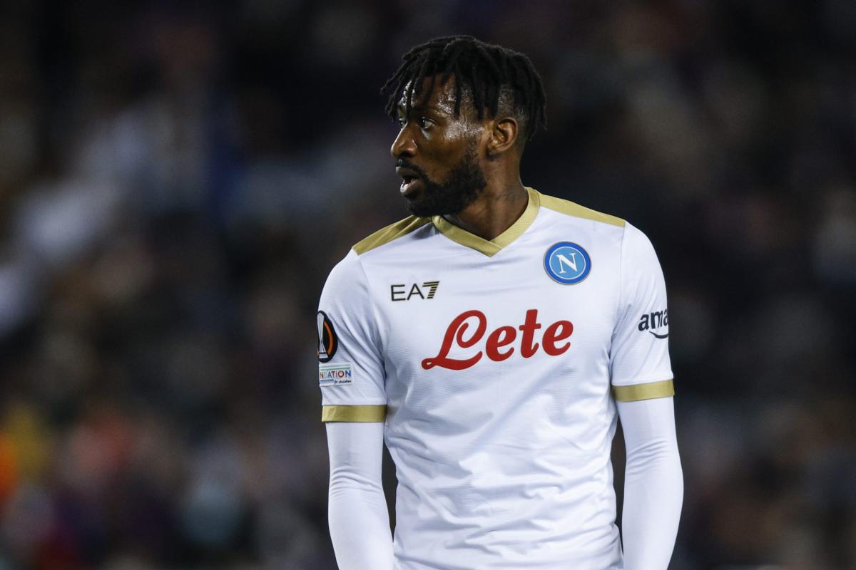 Napoli, problema all’adduttore per Anguissa: torna con il Milan?