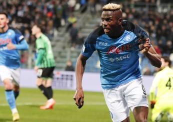 E’ un Osimhen devastante: primo giocatore del Napoli a segno in 7 gare di fila in Serie A nell’era dei 3 punti a vittoria