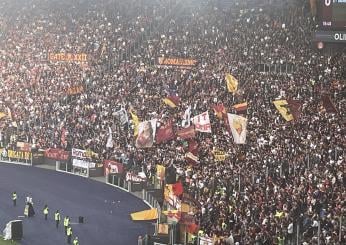 Roma – Milan striscione della Curva Sud per De Falchi | FOTO