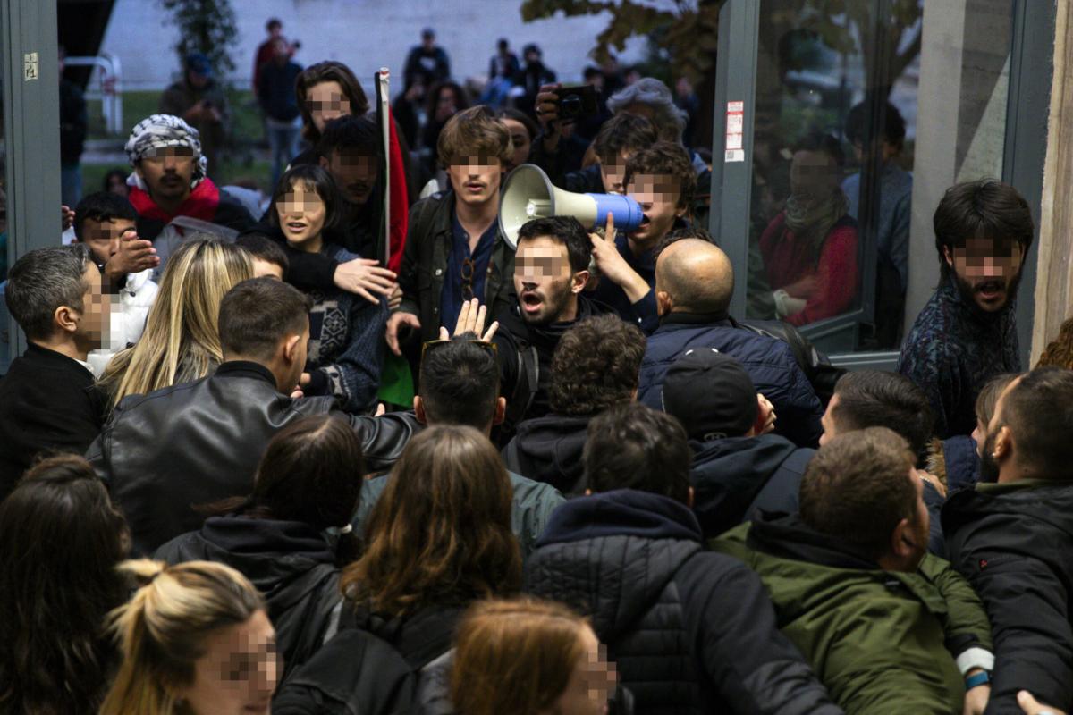 Roma, “Scipol occupata” e bandiere della Palestina: Scienze Politic…