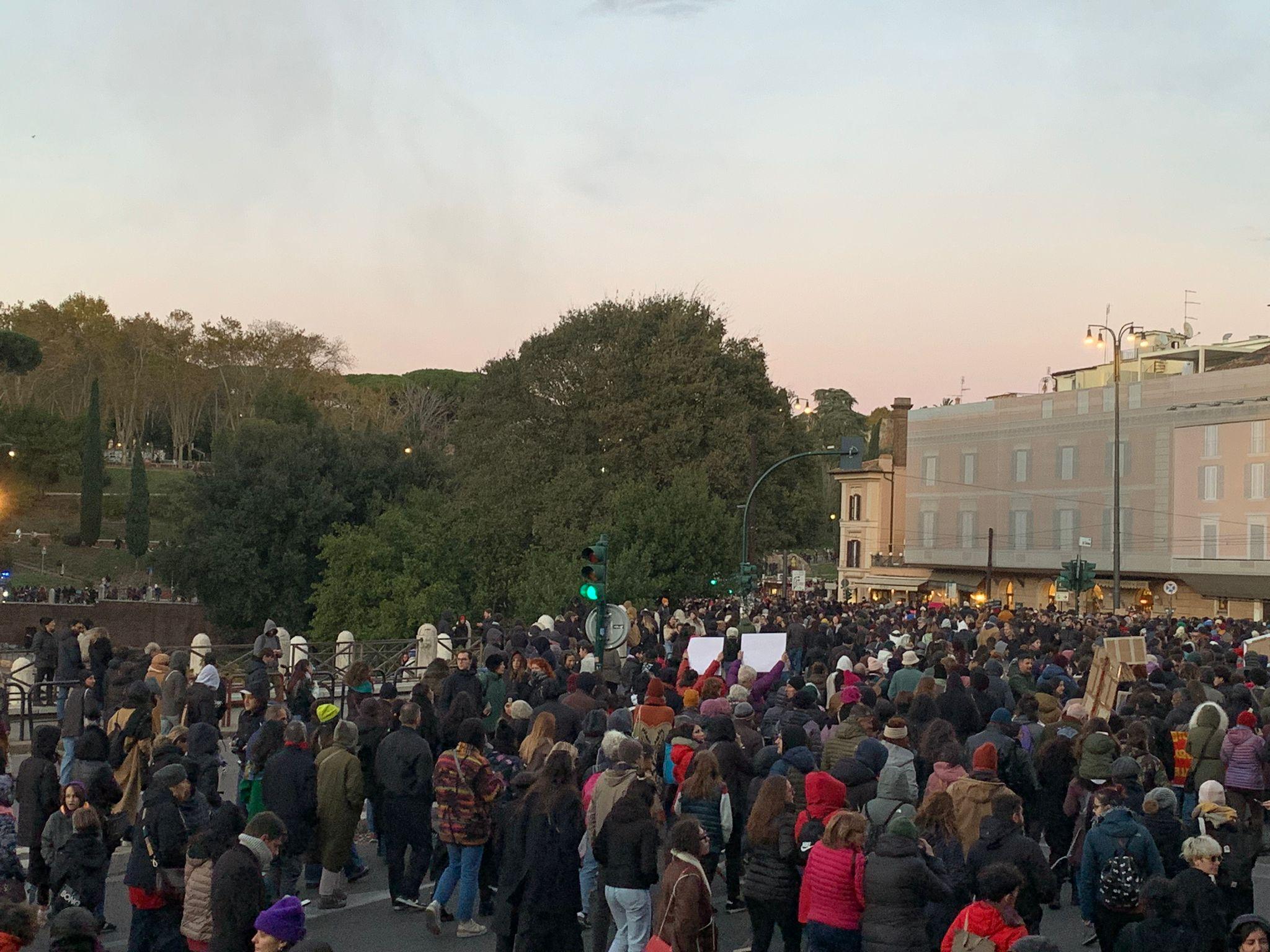 corteo roma 25 novembre