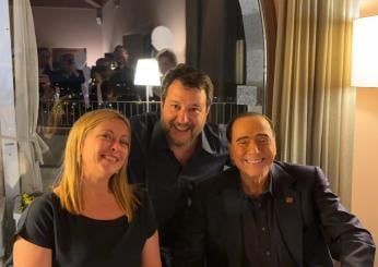 Festa a sorpresa per Salvini: tra i 100 invitati anche Meloni e Berlusconi