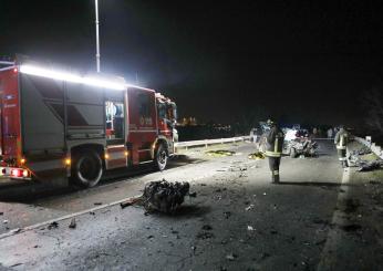 Brescia, incidente allo svincolo di Brebemi: un’auto va a fuoco, tangenziale Sud chiusa