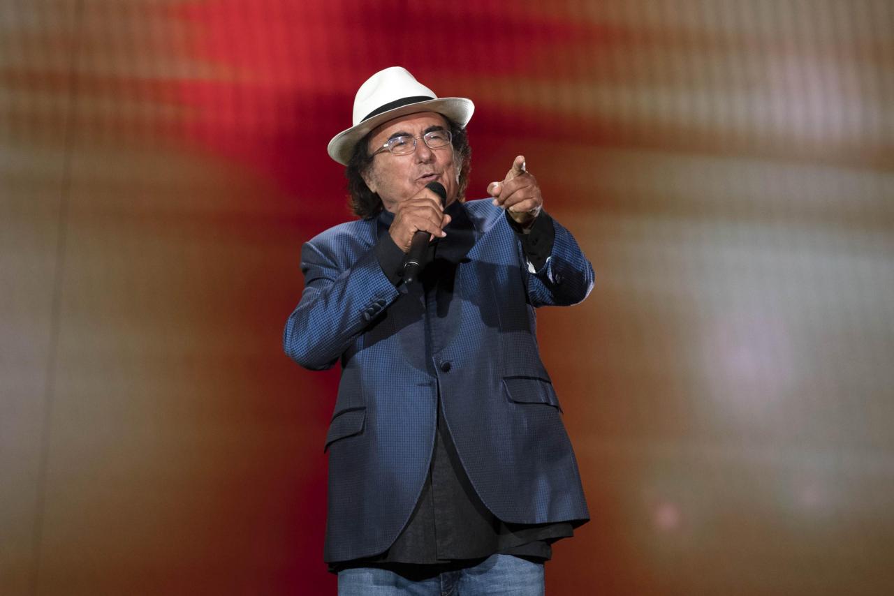 Albano su Sanremo 2025: “Bonolis sarebbe l’uomo giusto”, poi l’appello per la pace in Medio Oriente | Video 