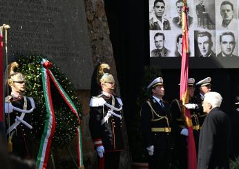 Mattarella alle Fosse Ardeatine, il presidente della Repubblica ricorda i martiri dell’eccidio nazista