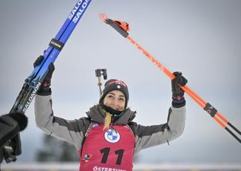 Coppa del Mondo Biathlon, Lisa Vittozzi vince la gara ad inseguimento di Ruhpolding