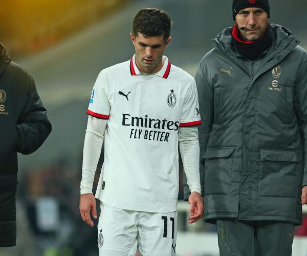 Pulisic fermo ancora ai box: il Milan non potrà contare su di lui nel match contro la Roma