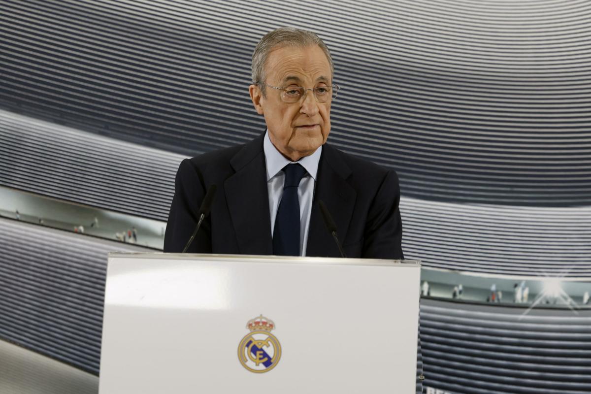 Real Madrid, Florentino Perez esulta dopo la sentenza sulla Superle…