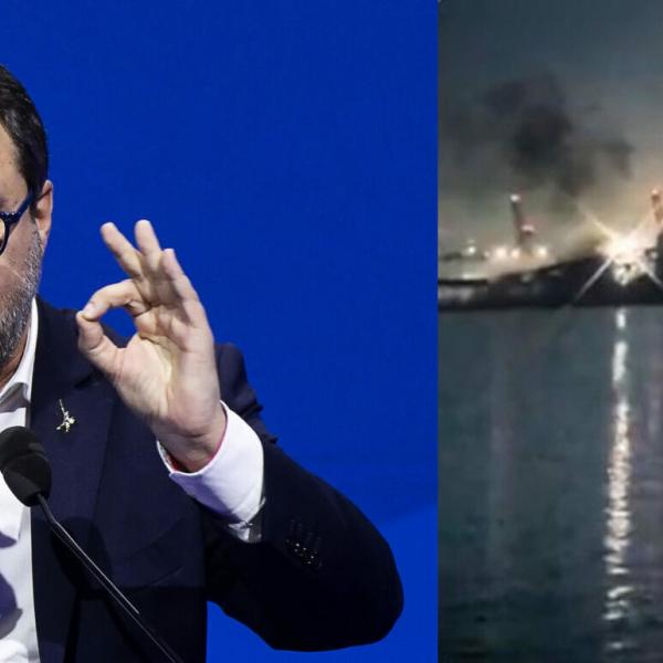 Crollo ponte Baltimora, Salvini: “Il nostro pensiero ai dispersi”. I social si dividono tra ironia e timori: “E se succedesse al Ponte sullo Stretto?” | VIDEO