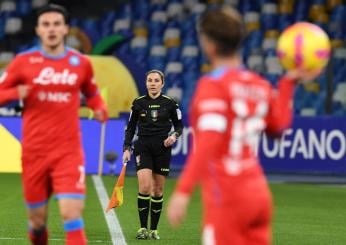 Serie A, prima terna arbitrale tutta al femminile per Inter-Torino: chi è la guardalinee Francesca Di Monte