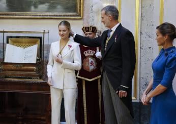 La principessa Leonor è l’erede al trono di Spagna: “Non c’è orgoglio maggiore”