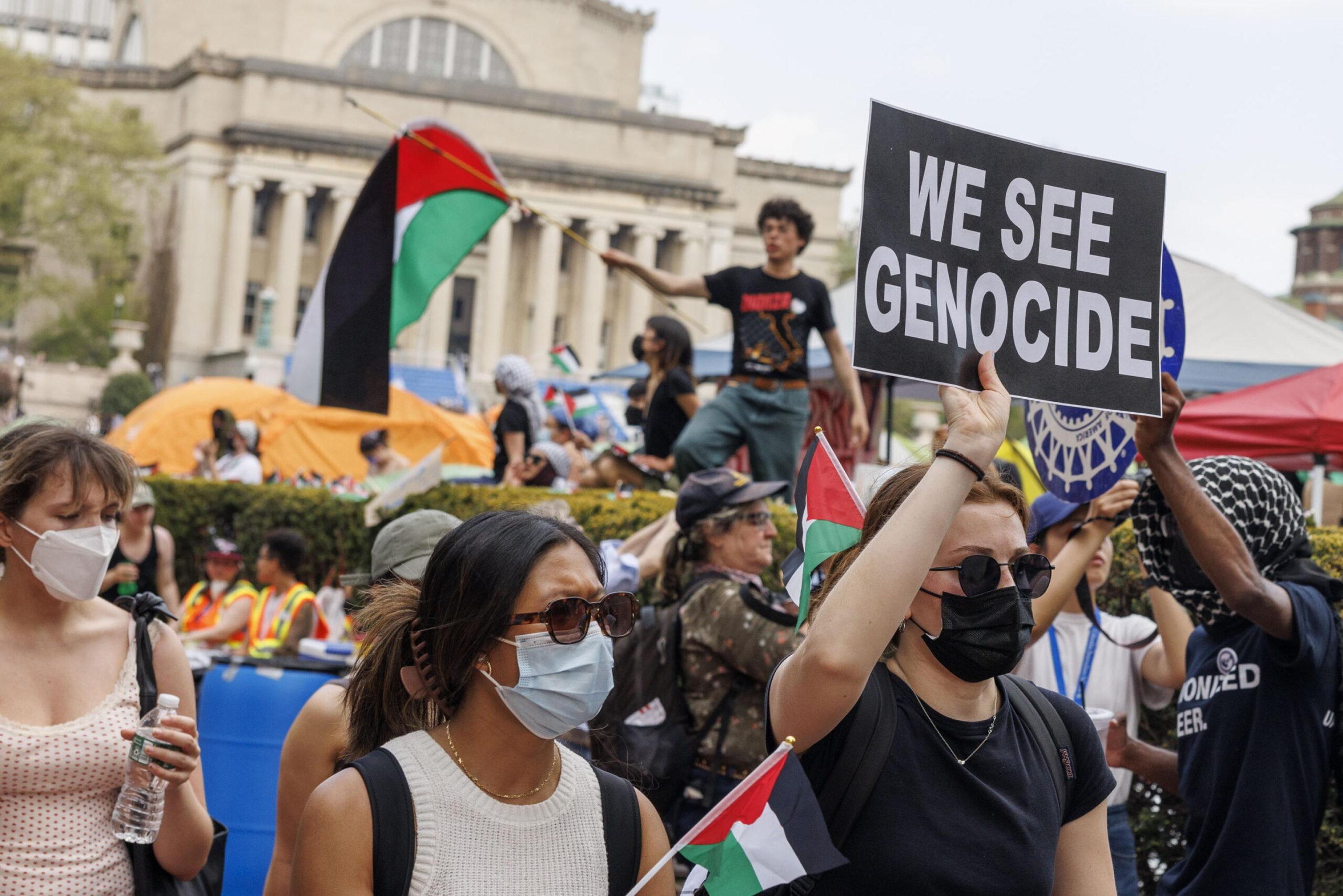 Usa, Columbia: studenti occupano l’Università e protestano per la Palestina | VIDEO