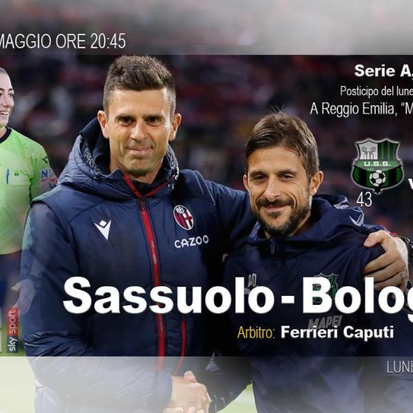 La 34esima chiude col derby Sassuolo-Bologna: dove vederlo?