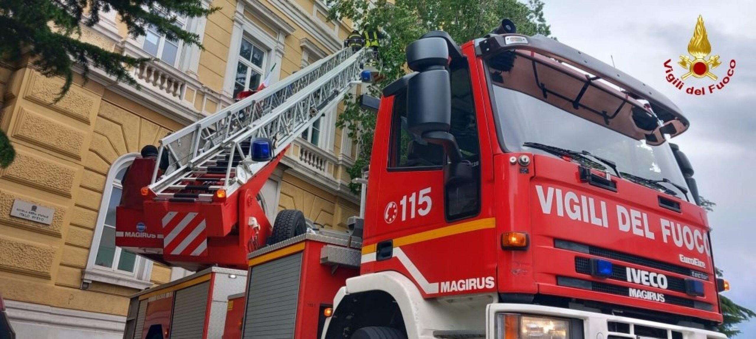 Incendio alla Elgon di Nerviano: intervenuti i vigili del fuoco