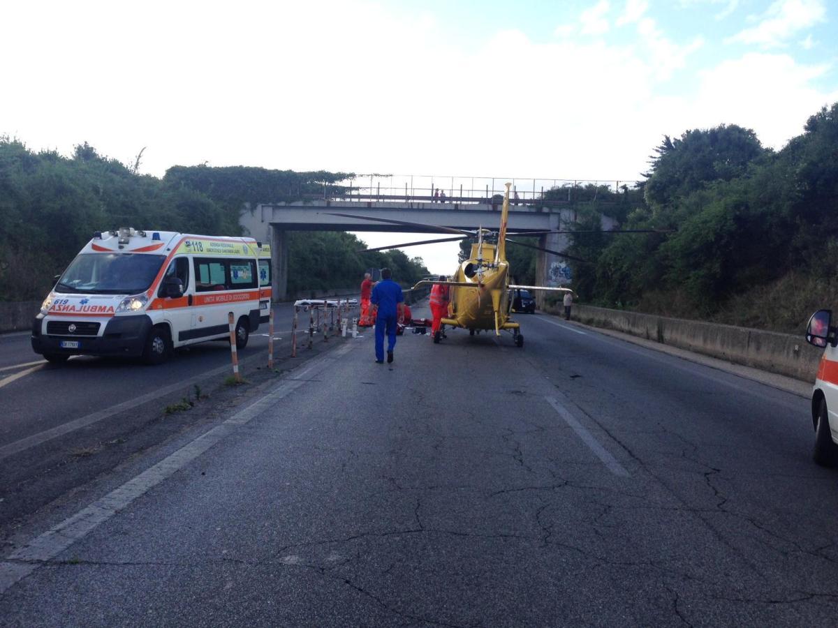 Viterbo, incidente sulla Tarquiniese del 18 ottobre 2023: un ferito