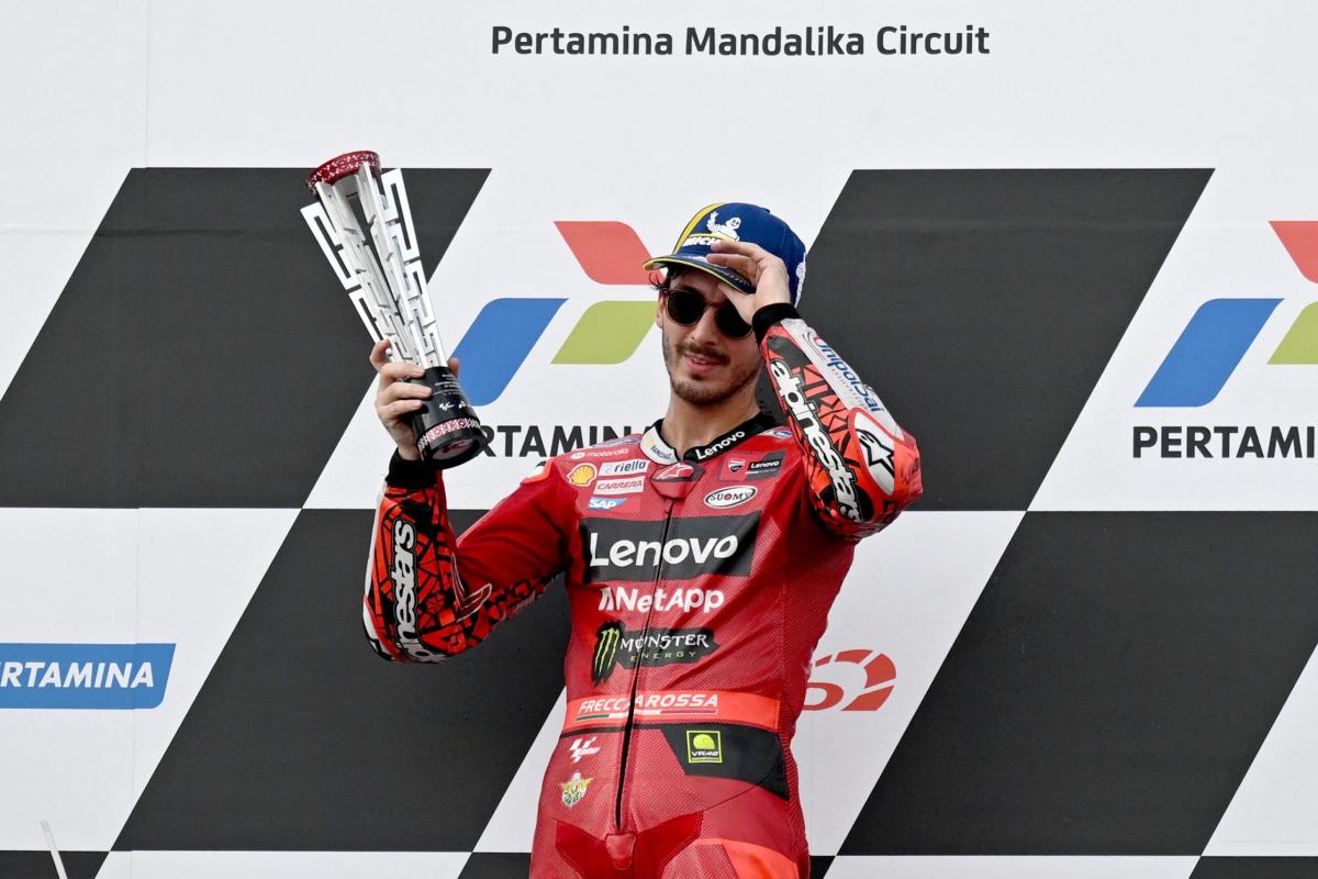 Moto GP, la rimonta di Bagnaia in Indonesia è da record storico