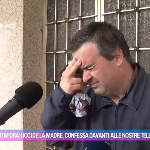 Lorenzo Carbone uccide la madre a Spezzano di Fiorano e confessa in diretta tv: “Non ce la facevo più, mi ripeteva le cose” | VIDEO