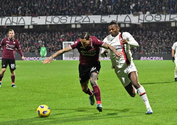 Salernitana-Milan 2-2: Jovic salva Pioli al novantesimo