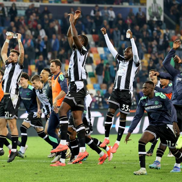 Serie A, Udinese a due facce: cammino da record in casa, disastroso lontano dal Bluenergy