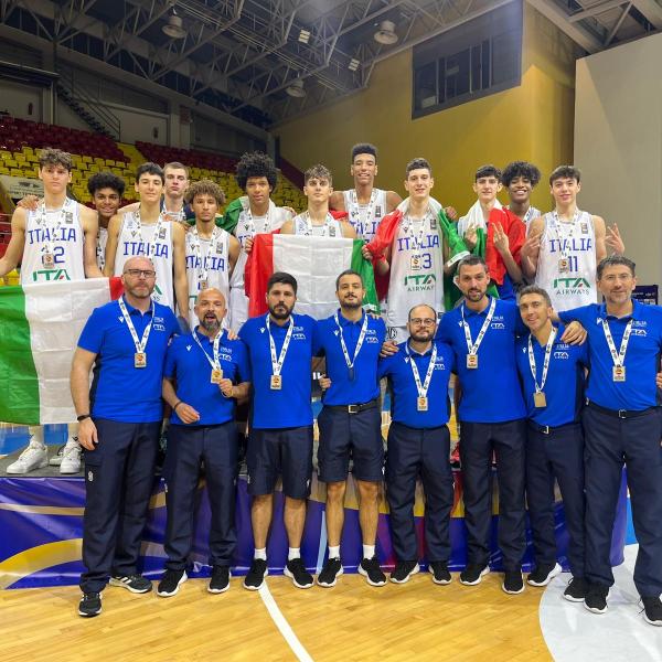 Basket, Europeo Under 16: è argento per l’Italia