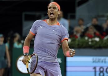 Madrid Open 2024, Nadal al terzo turno: vendetta servita a De Minaur