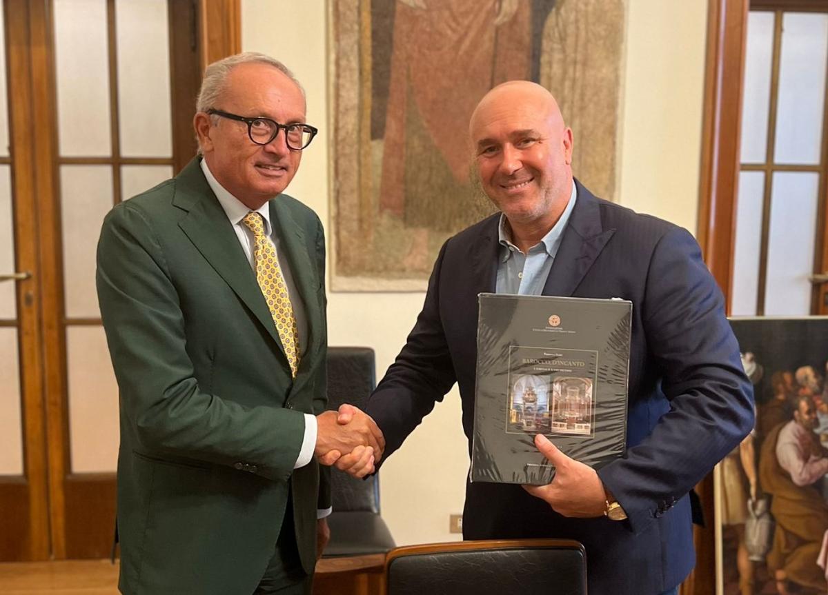 Stefano Bandecchi incontra il presidente della Fondazione Carit