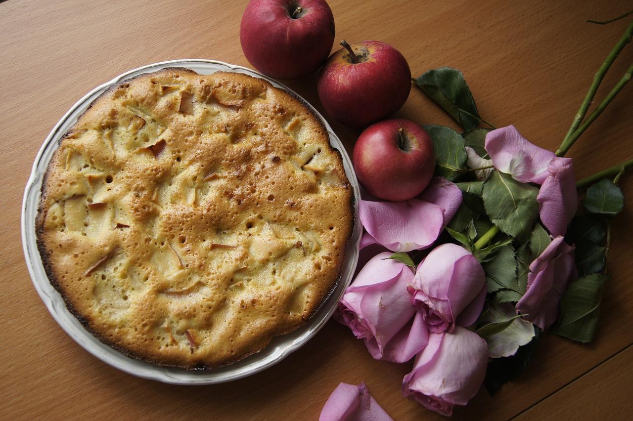 torta invisibile di mele