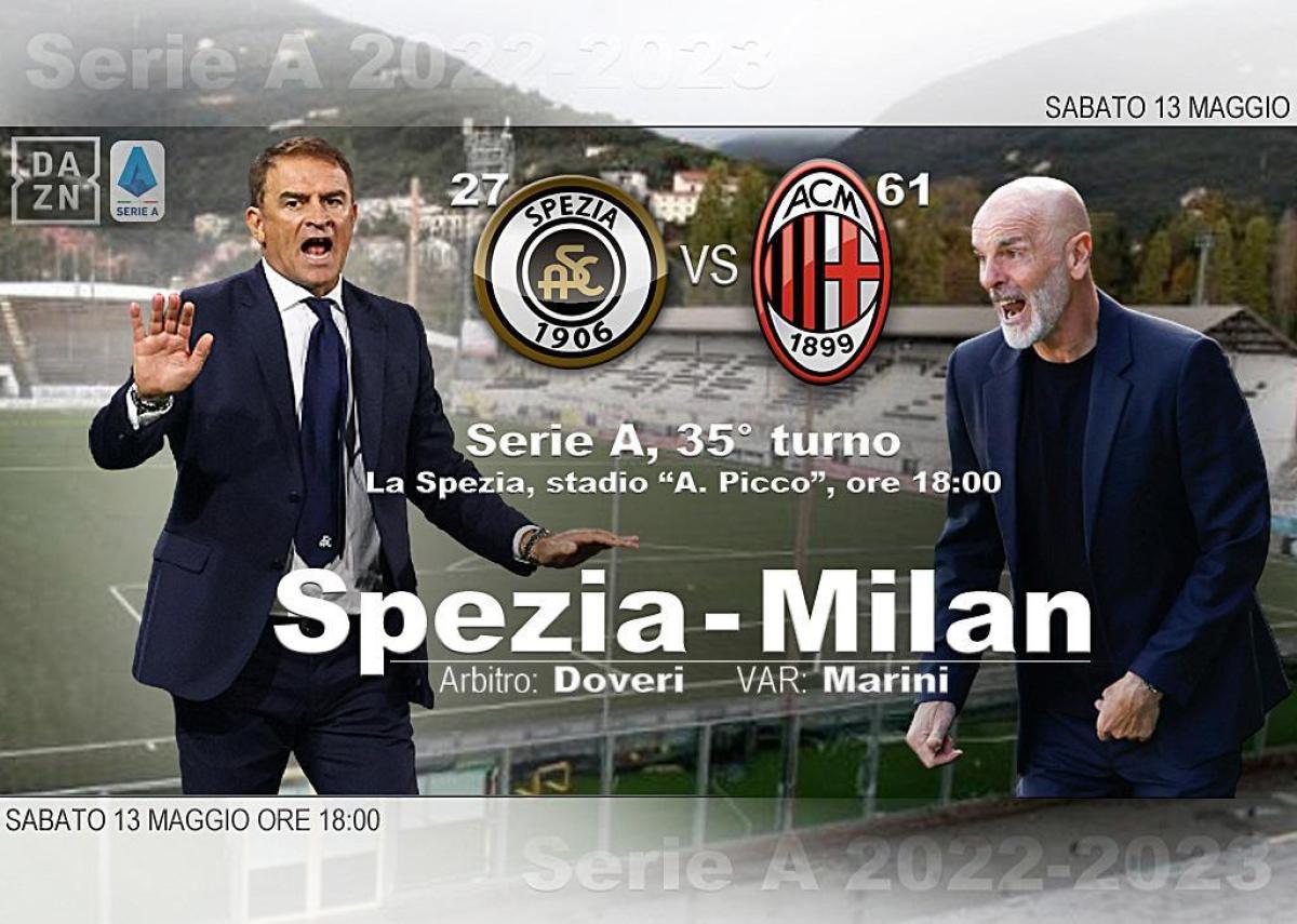 Serie A, il Milan per la 35^ è ospite dello Spezia: chi fa vedere l…