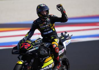 MotoGP, Bezzecchi domina le libere di Misano: “La mano mi fa più male del previsto”