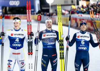 Tour de Ski, Federico Pellegrino chiude terzo nella sprint in tecnica libera a Davos