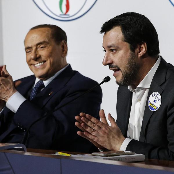 Silvio Berlusconi e quella volta che fece tagliare la barba a Salvini