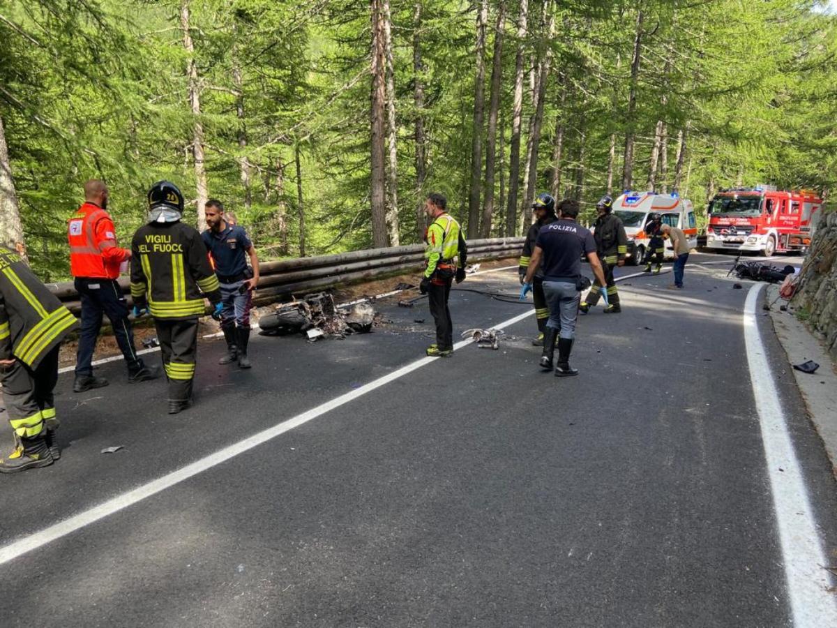 Incidente Tresenda (Sondrio): scontro tra due motociclette, morto u…