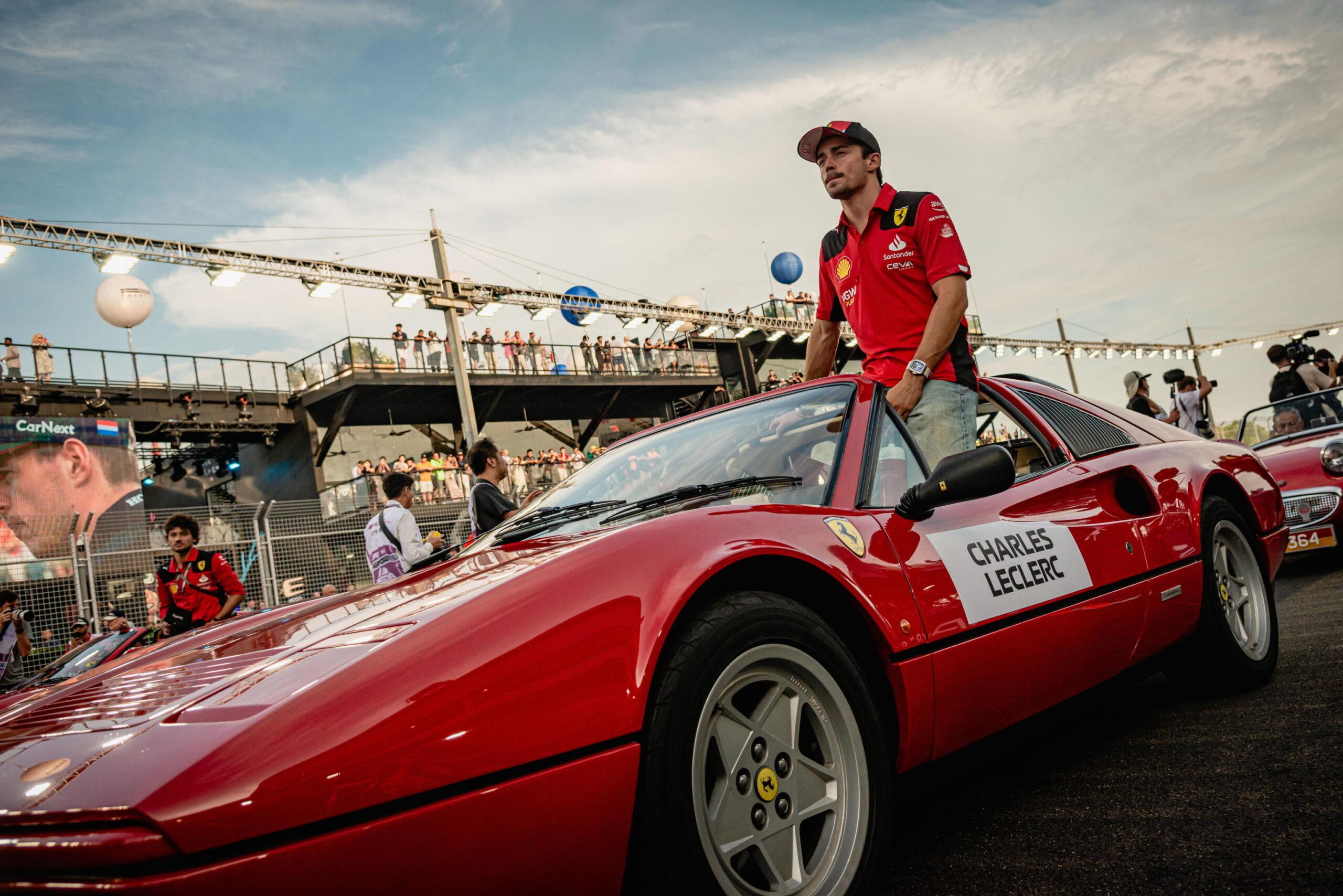 Leclerc: “La vittoria di Ferrari è merito della squadra”